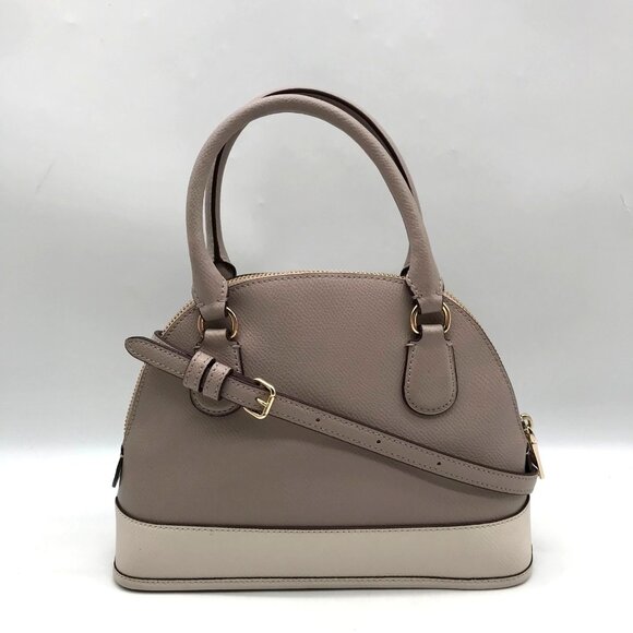 Coach Birch And Chalk Crossgrain Leather Mini Cora Domed Satchel bag - Picture 2 of 11